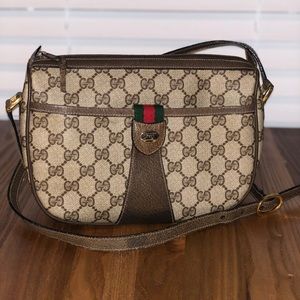 Vintage GG saddle bag.